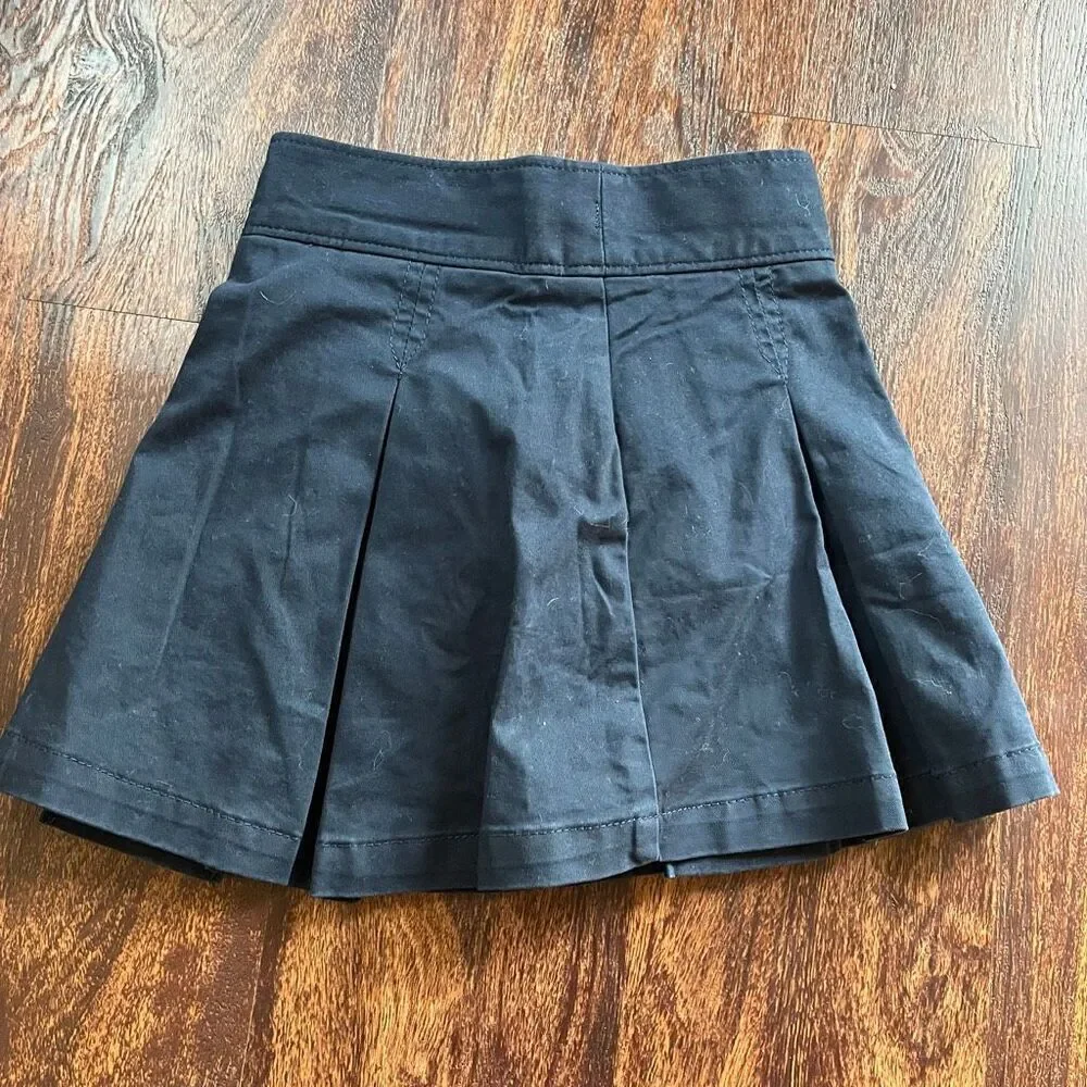 Gap kids NWT Girls mini navy pleated uniform skort 6 slim